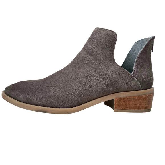 STEVE MADDEN Laramie Grey Suede Booties Women's Size 10 M - Picture 2 of 9
